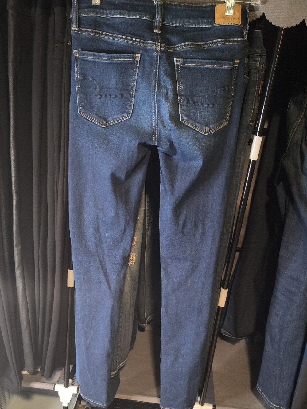 Jegging Next Level Stretch w/30" Inseam American Eagle Women's Size 4 Jeans 834 - Picture 5 of 8